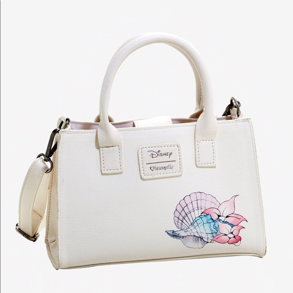 DISNEY THE LITTLE MERMAID ARIEL PASTEL BOW HANDBAG - Picture 3 of 4